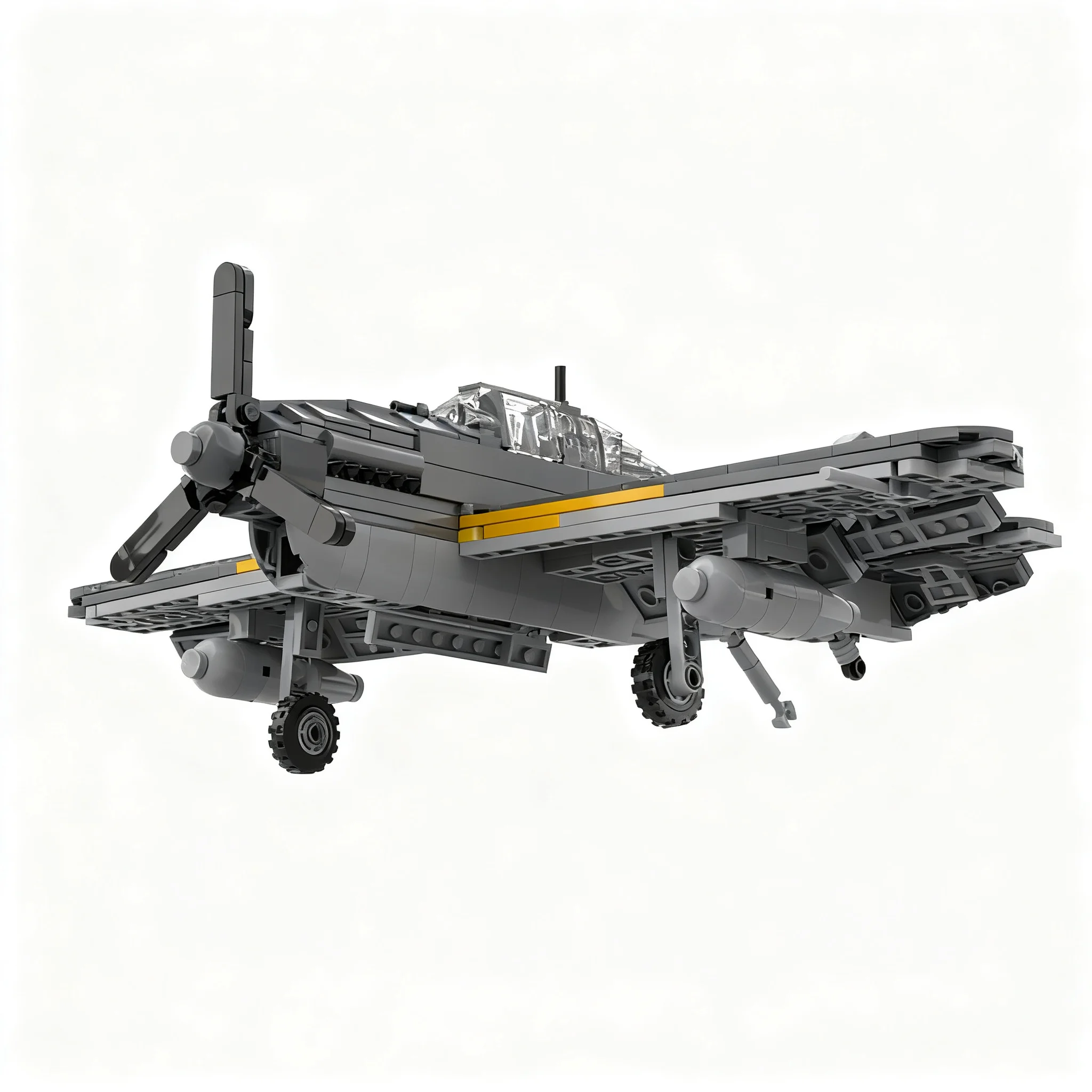 645 деталей MOC Yokosuka D4Y1, масштаб 1:35, модель Creator Expert, строительные блоки, идея для творчества своими руками, художественное творчество, сборка, образовательный набор. (art.: 3920dd0972baf) - 3920dd0972baf