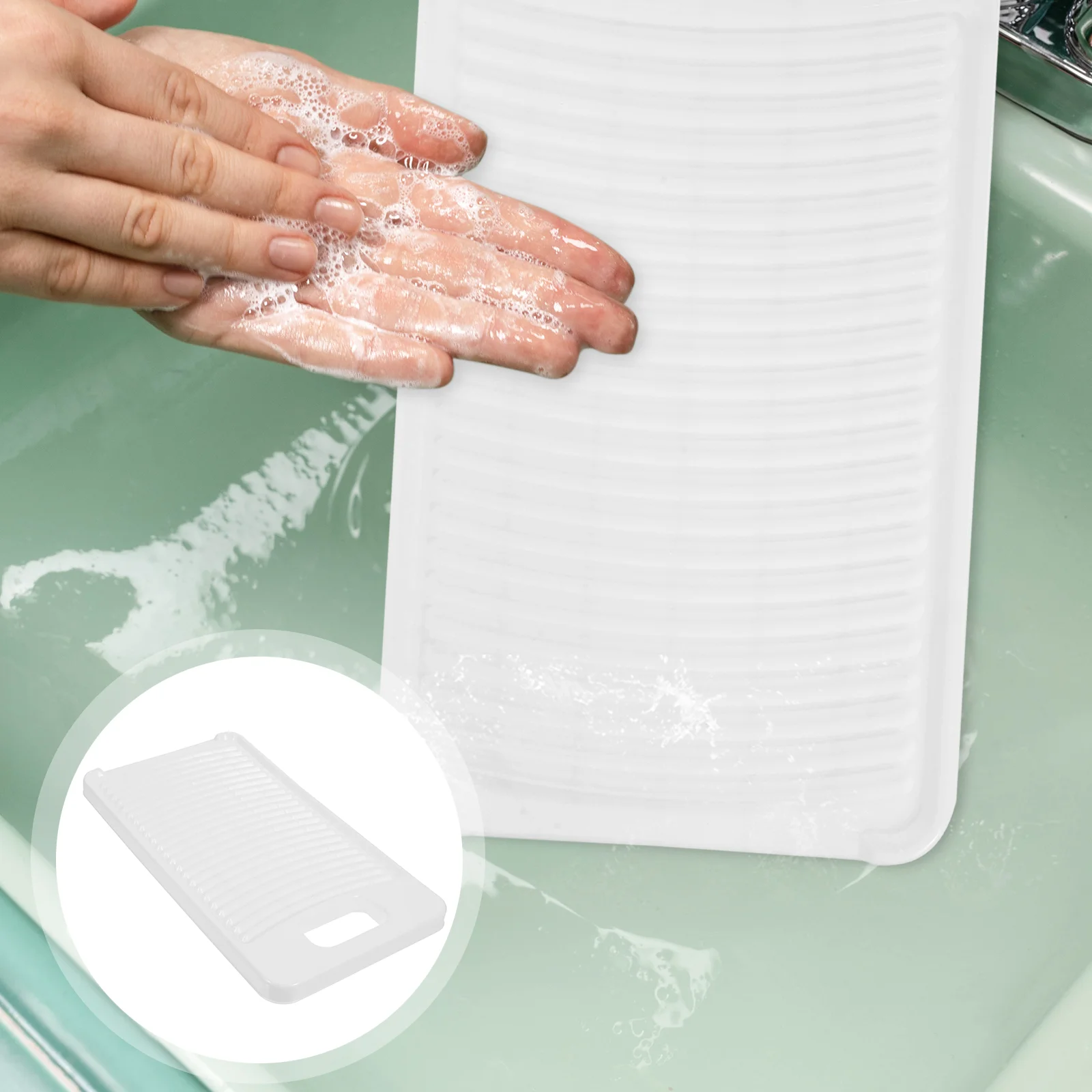 

Clothes Washboard Plastic Laundry Washing Board Hand Wash Board for Hand Washing Clothes