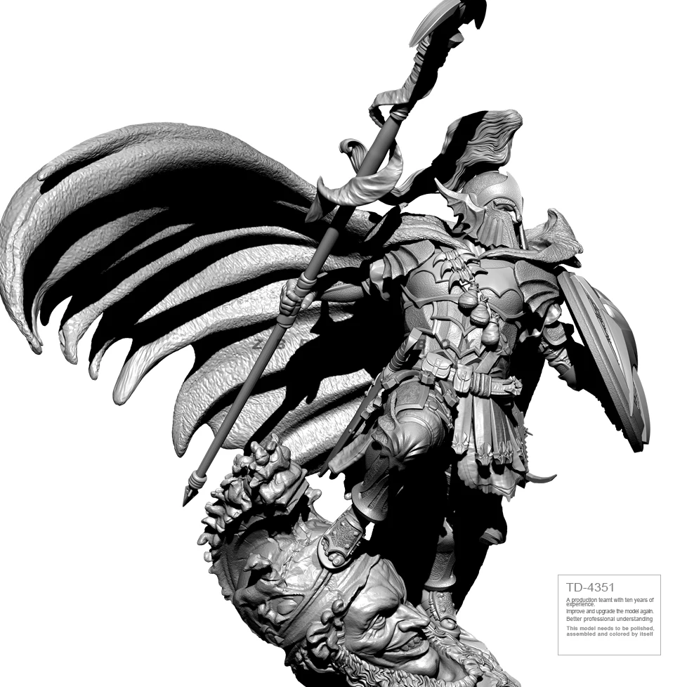 

50MM 75MM Resin model kits figure colorless and self-assembled（3D Printing ）TD-4351