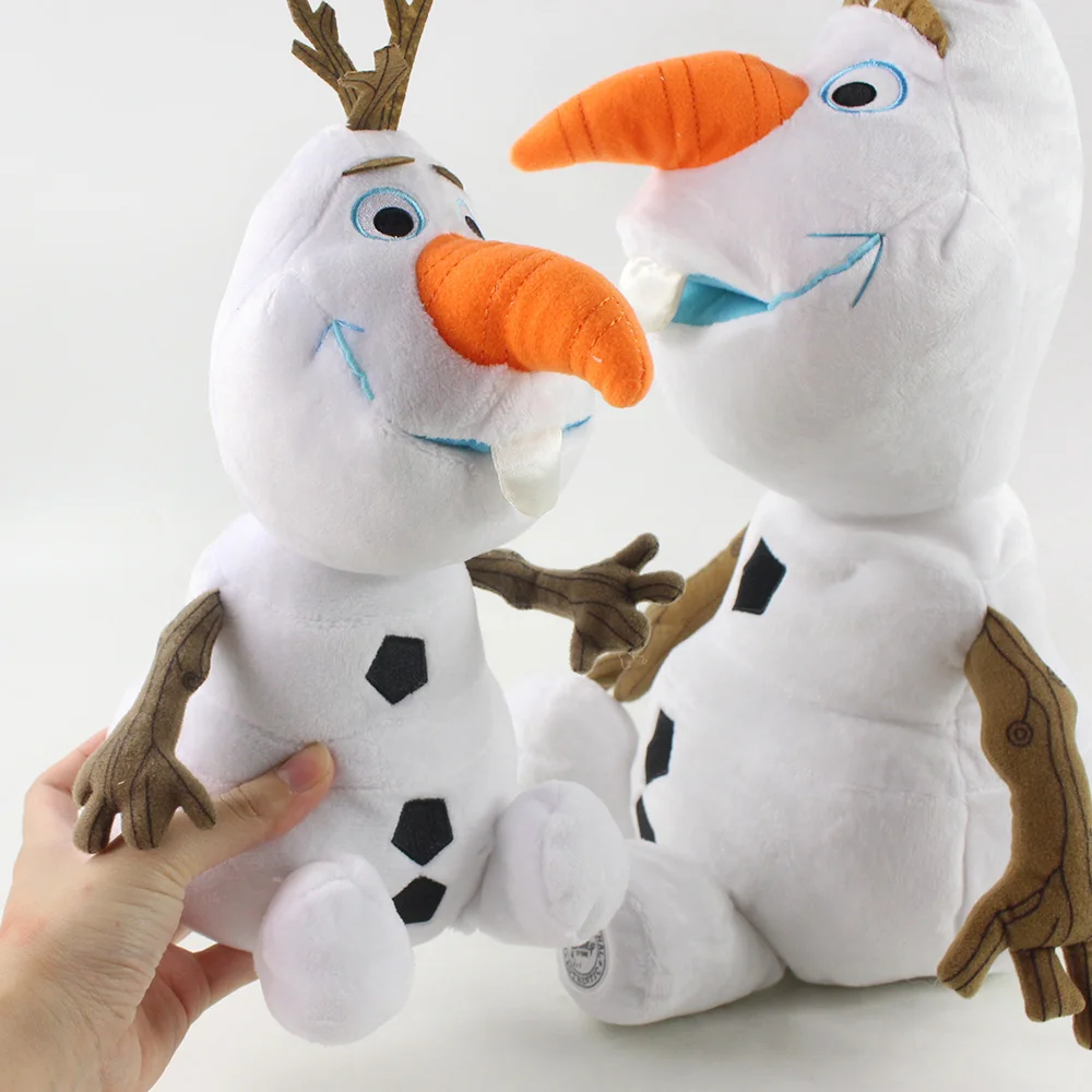 

Мягкие куклы с мультяшным снеговиком, Эльза, Олаф, игрушки, 22-45 см