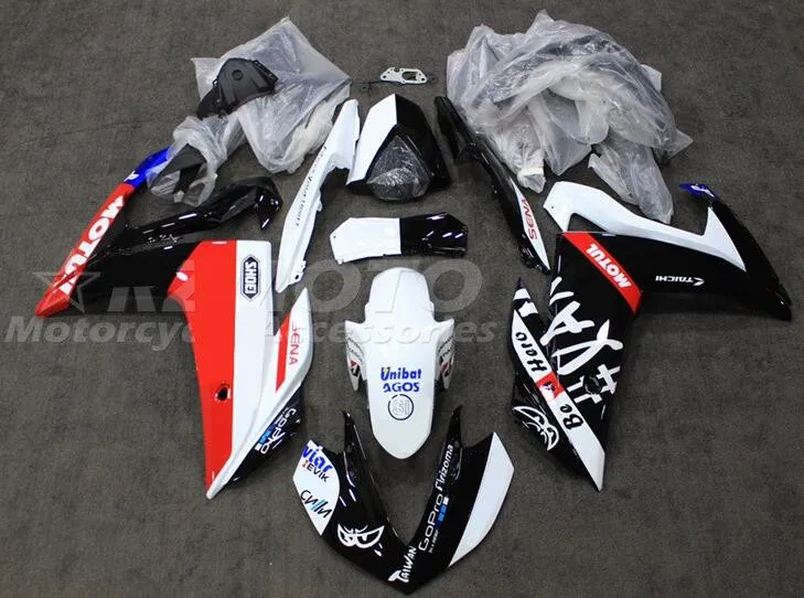 

4Gifts New ABS Fairings Kit Fit For YAMAHA YZF- R3 R25 15 16 17 18 2015 2016 2017 2018 Bodywork Set Custom White Black Red