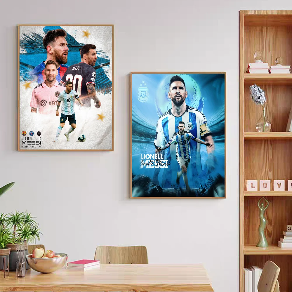 Самоклеящиеся наклейки с изображением футбольной звезды М-Месси