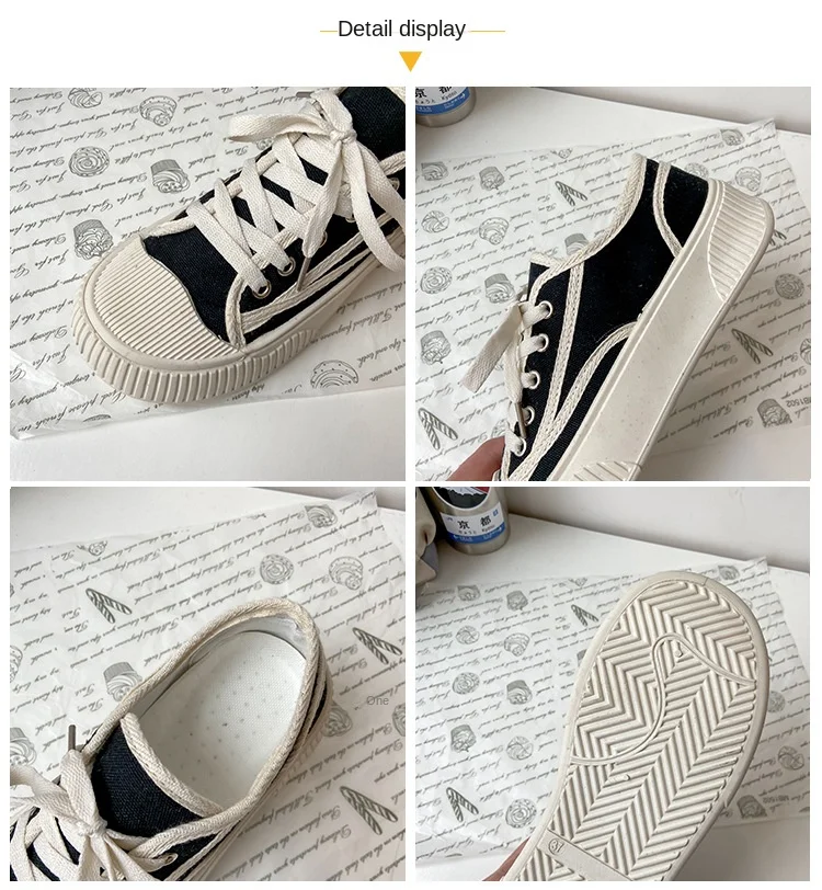 Dropshipping Women's Flat Shoes Fashion Vulcanized Women's Shoes Summer Platform Wear-resistant Casual Shoes Women's Sneakers