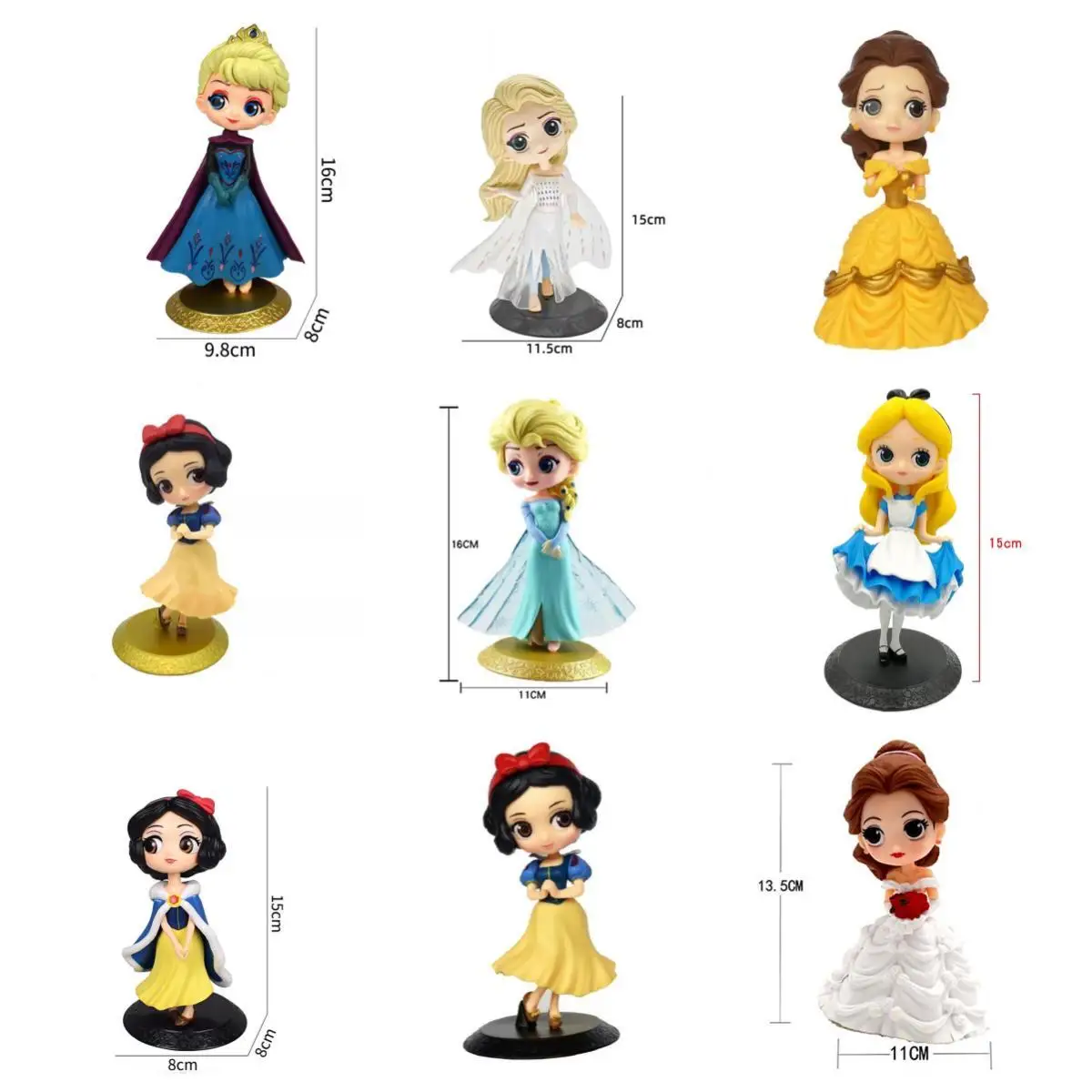 

Princess Gauze Dress Cartoon Card Baking Decoration Packaging Doll Girl Party Tools Birthday Holiday Party Plug-in Tool Supplies