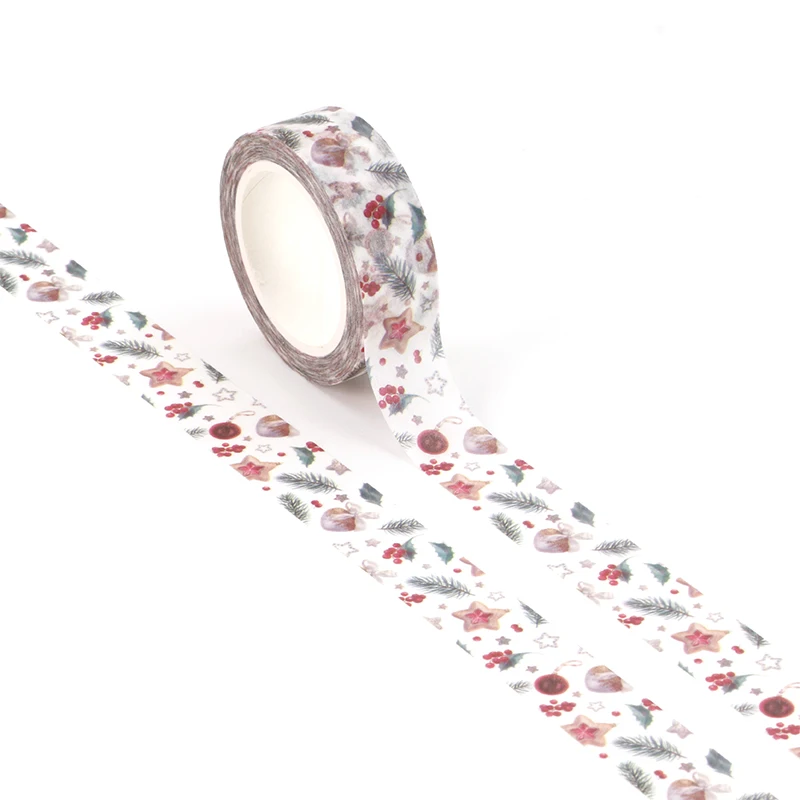 

Розовый декоративный скотч GREATHOPE WASHI TAPE 10 м