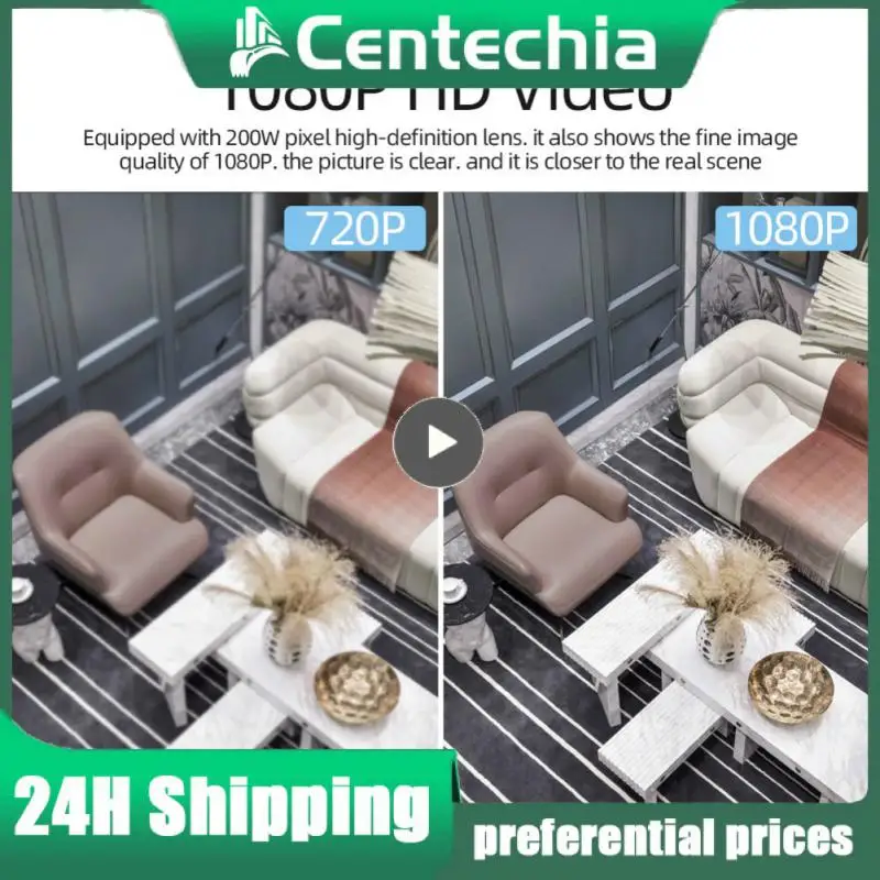 

2/3/5PCS Ip Camera Auto Tracking Wireless Security Surveillance Two Way Audio 360° Rotate Smart Camera Home Security