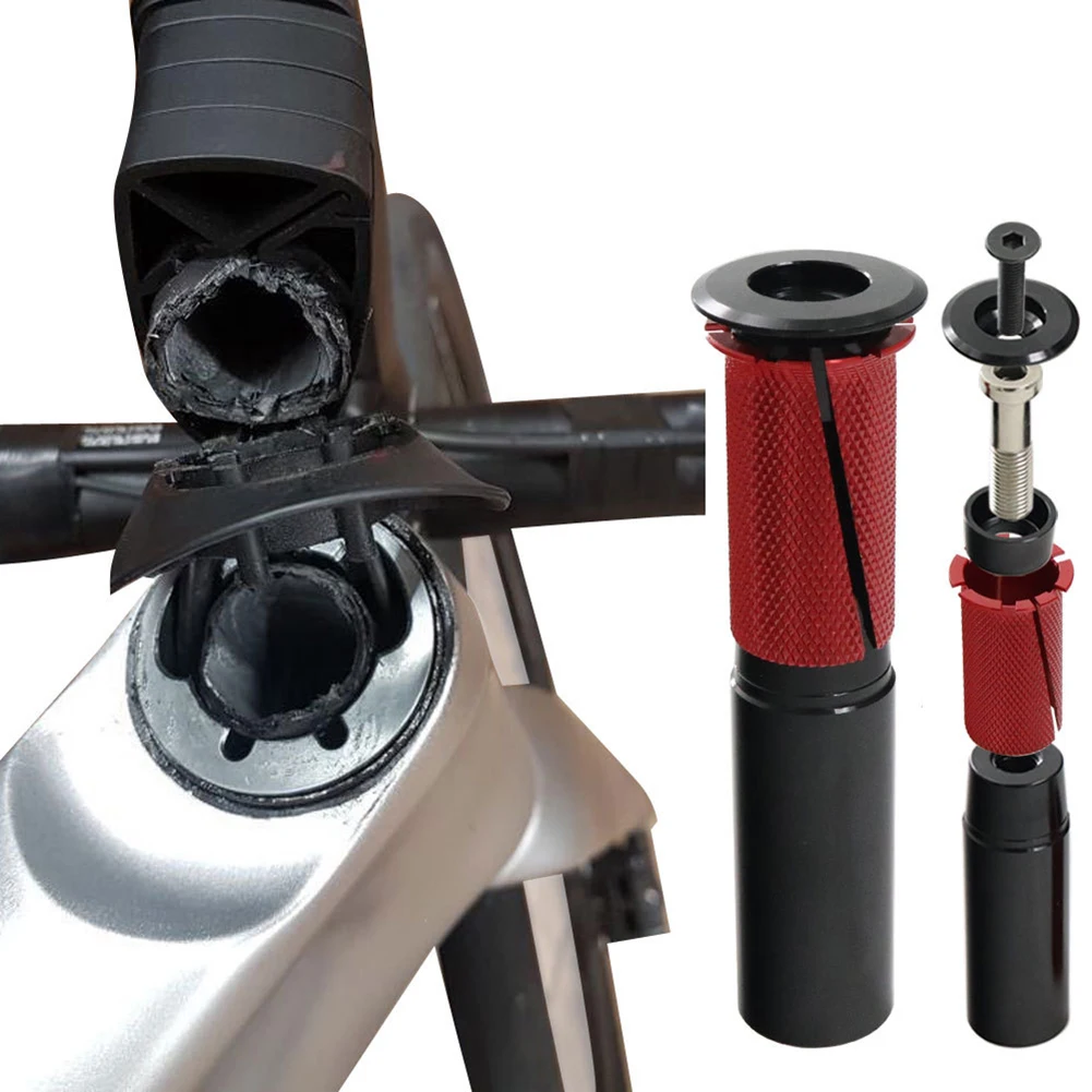 

Bike Expander Headset Expander Designed For SL7 Handlebar Forks Black+Red Stainless Steel Aluminum Alloy Durable