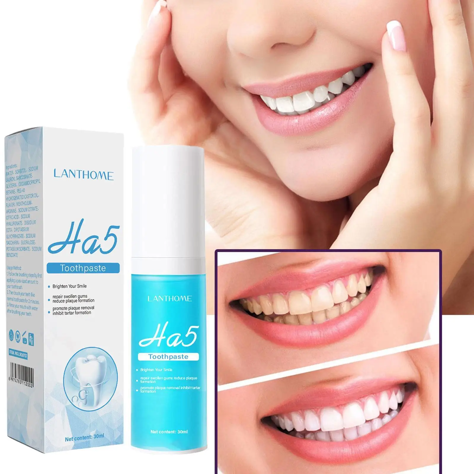 

Зубная паста для отбеливания зубов, 30 мл