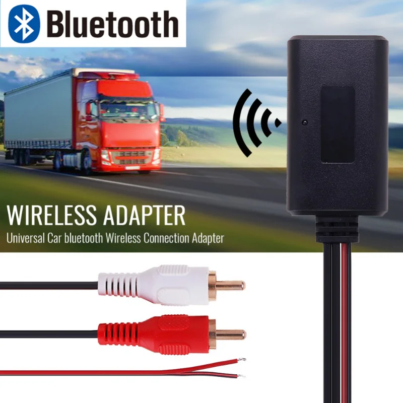 

Universal Car Bluetooth Receiver Module 2RCA Interface AUX Adapter Music Audio Stereo Wireless Bluetooth Receiver