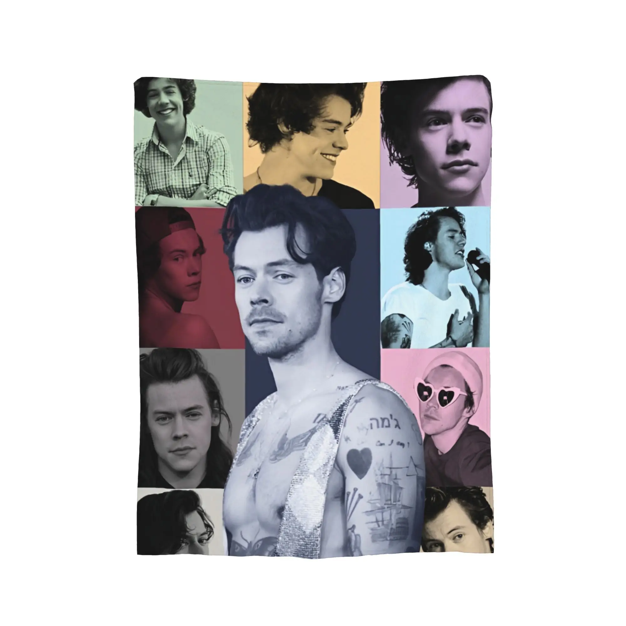Фото Одеяла Harrys Styles Eras Tour, бархатное весенне-осеннее дышащее легкое тонкое одеяло для дивана, дивана, ковра №2