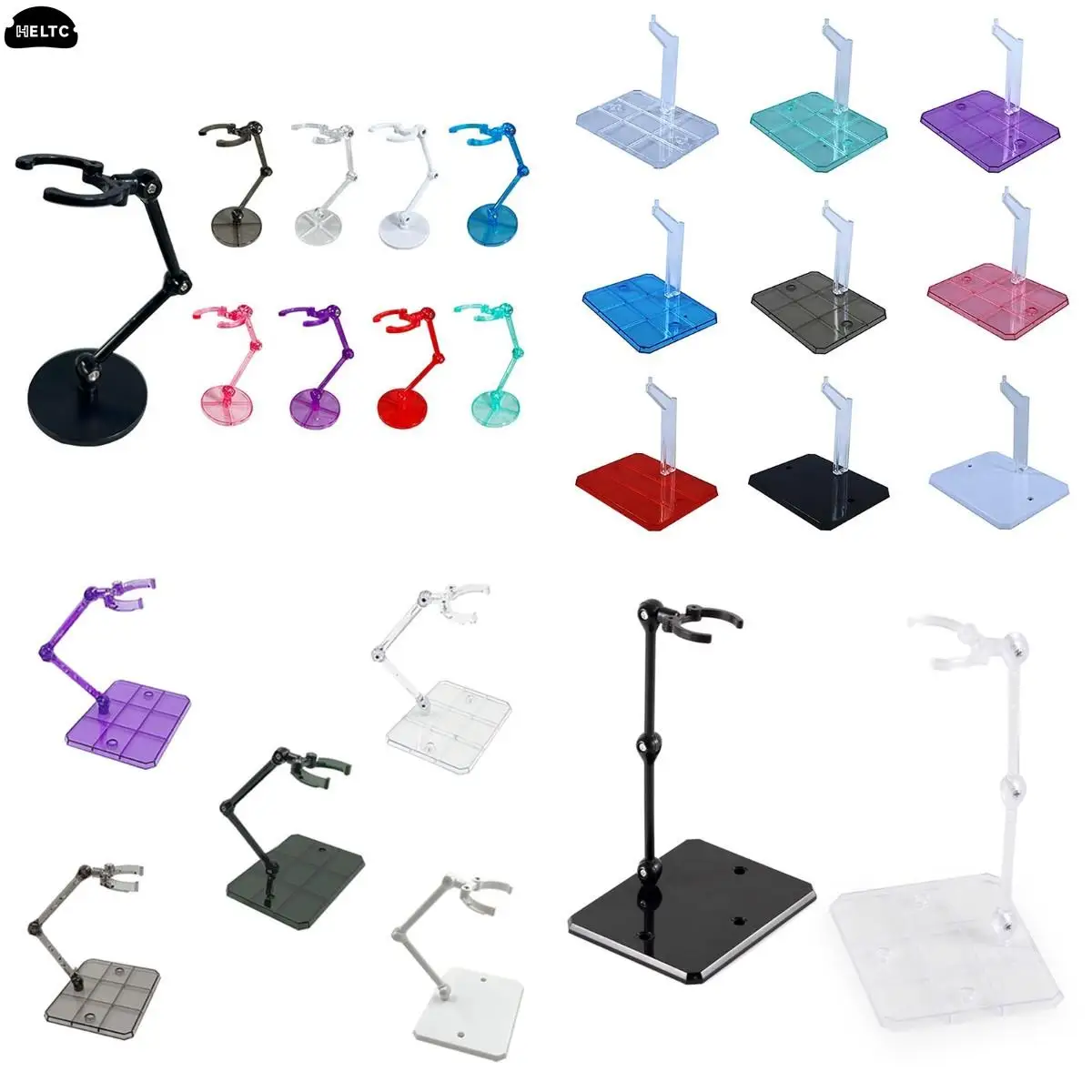 1Piece Action Figure Stand Transparent Stand Base Anime Figu