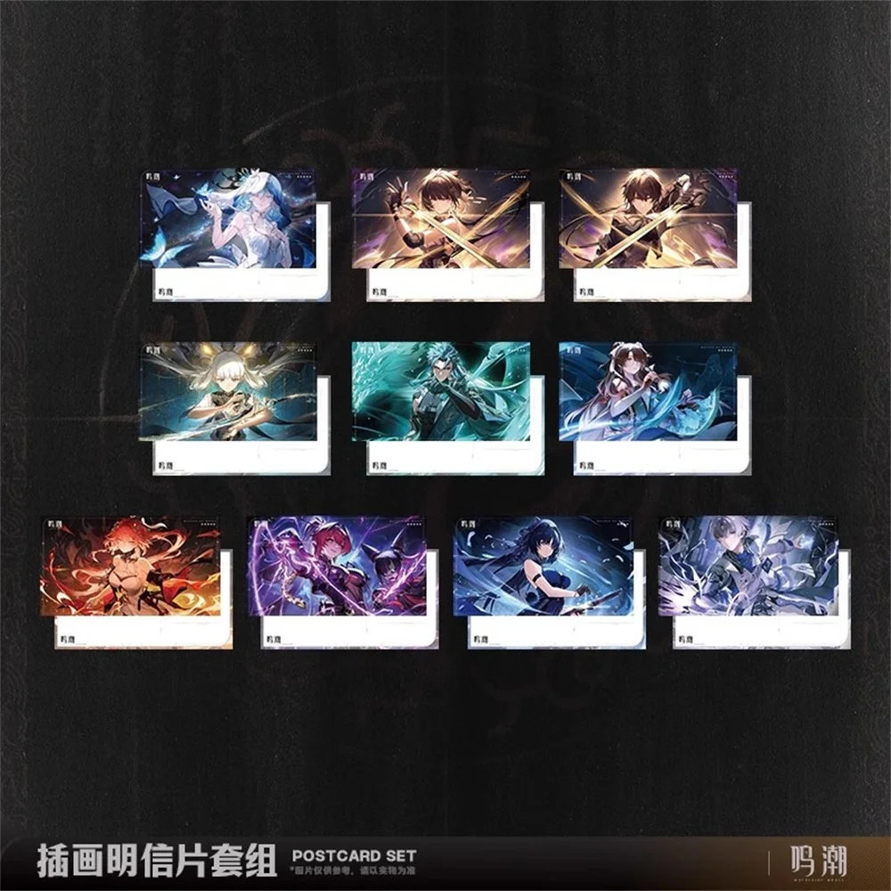 Игра Wuthering Waves Ji Yan Yin Lin Role Cos Иллюстрированная открытка Косплей Официальный