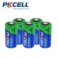 5pcs pkcell cr123a 3v battery lithium li mno2 battery equal cr123 123a cr17345 kl23a vl123a dl123a 5018lc el123ap batteries