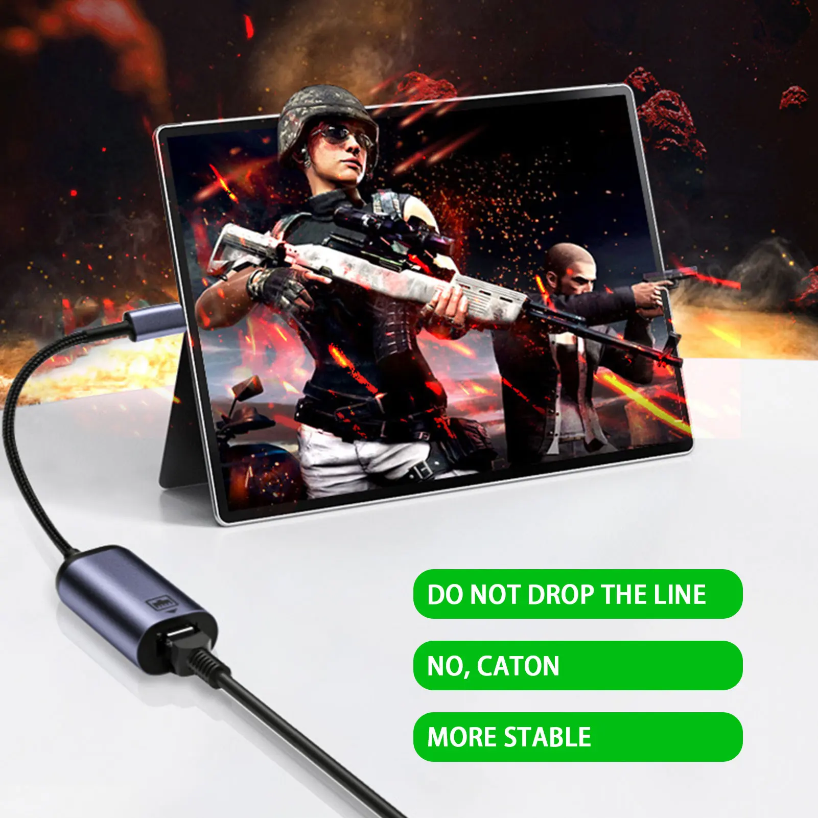 

Адаптер USB C к Ethernet, адаптер USB Type C к Ethernet Gigabit, адаптер сетевого порта для ноутбука, USB к сети