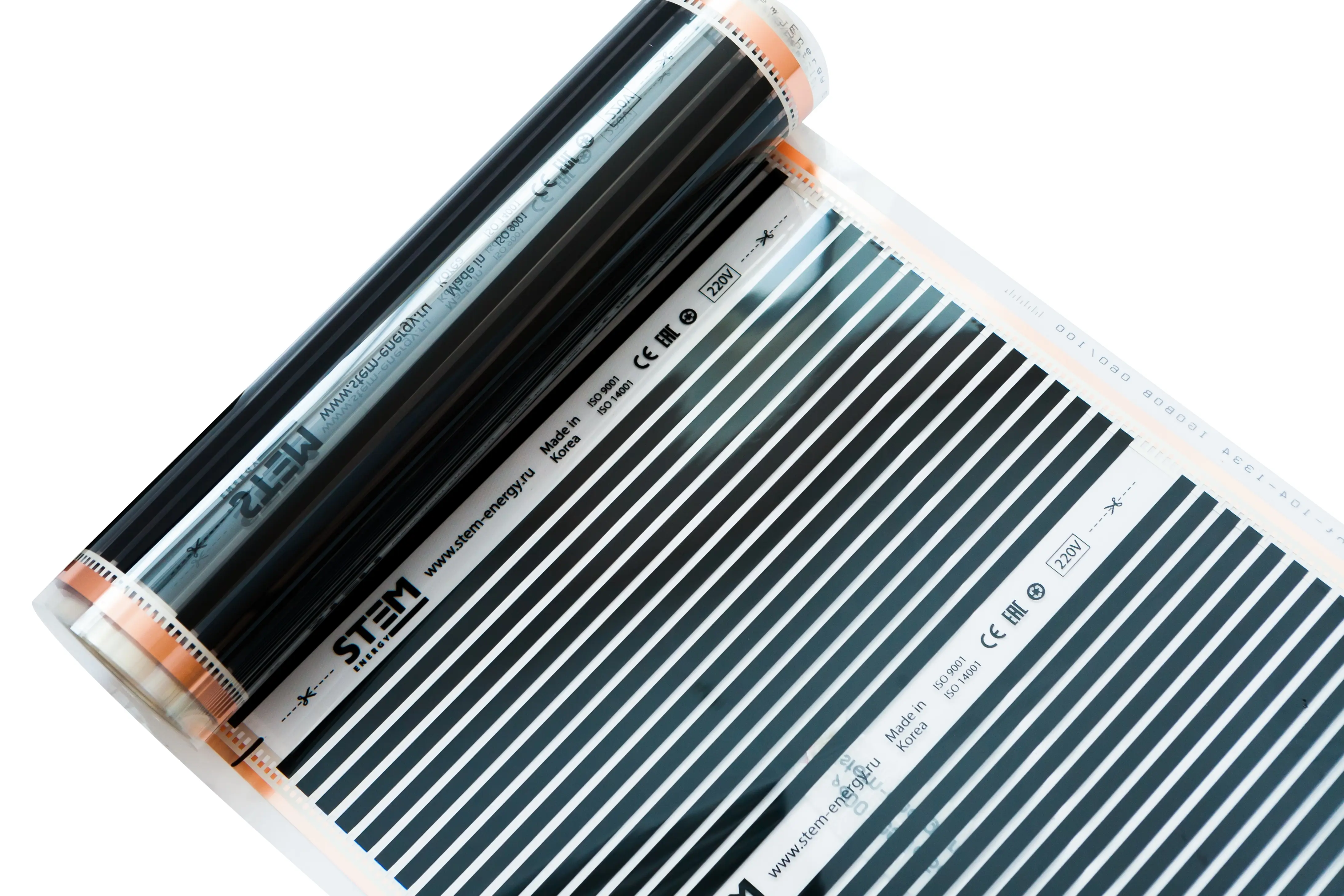 Инфракрасный теплый пол STEM Energy 1 кв.м 220В. Для квартиры и дома под ламинат линолеум