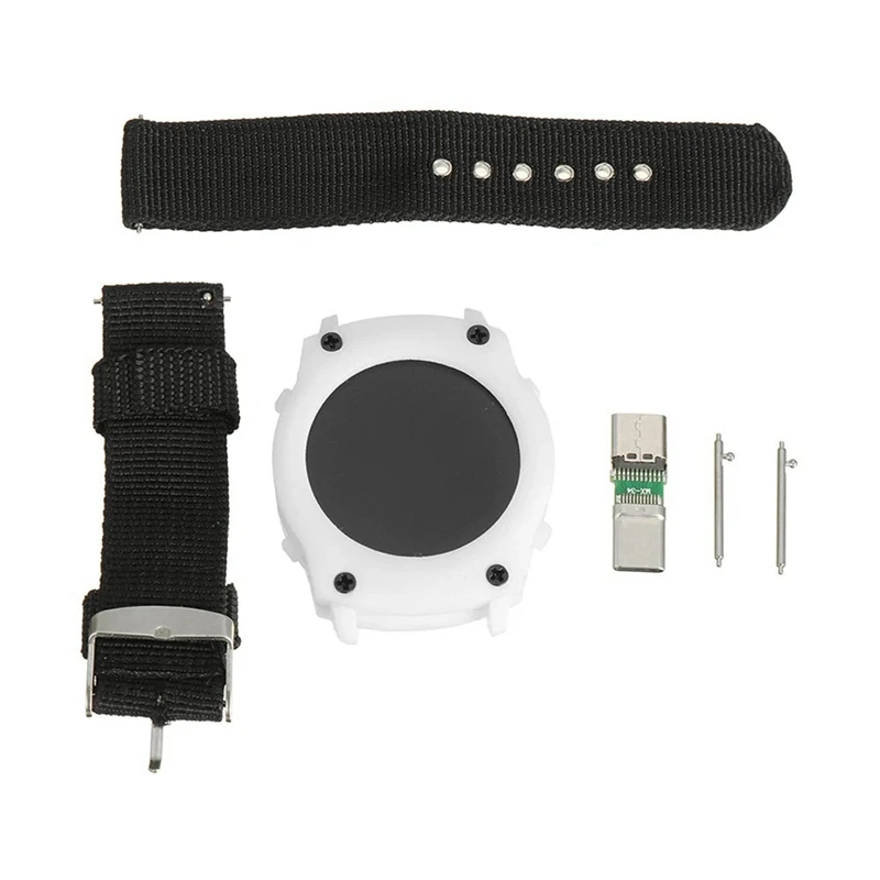

ESP32 Programmable Watch Open-Smartwatch Light V3.3Plus ESP32 ESP32 Smart Watch Support Wifi Bluetooth New White + Black