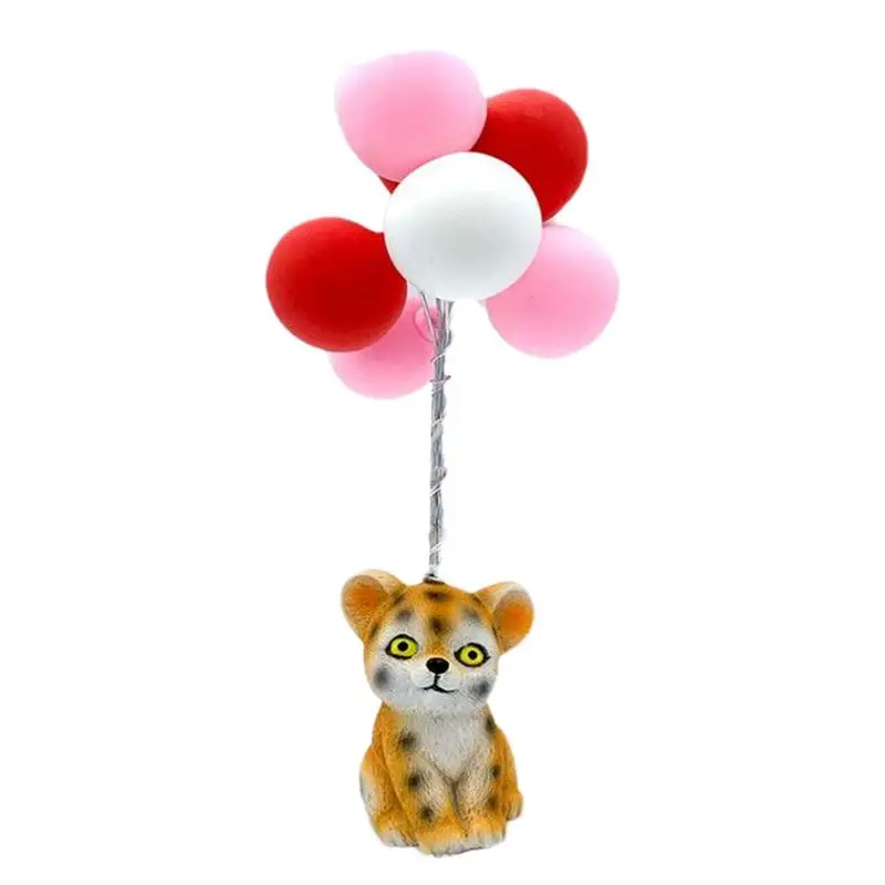 

Интерьерное украшение автомобиля, Мультяшные животные, украшения с воздушными шарами из смолы, интерьер автомобиля, фотоконсоль