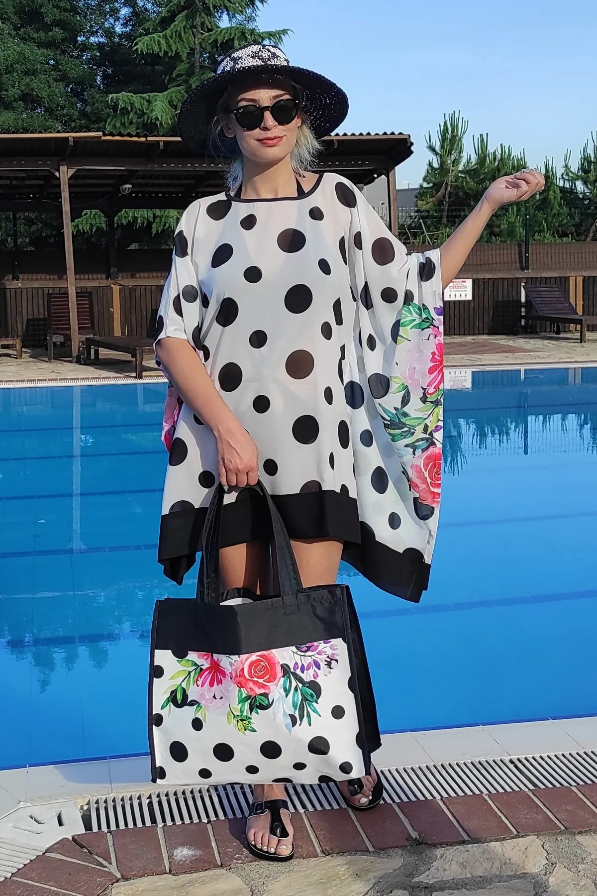 

Женская комбинированная парео и пляжная сумка, накидка на купальник, платье, сексуальный костюм-туника, пляжная одежда, женский пляжный чех...