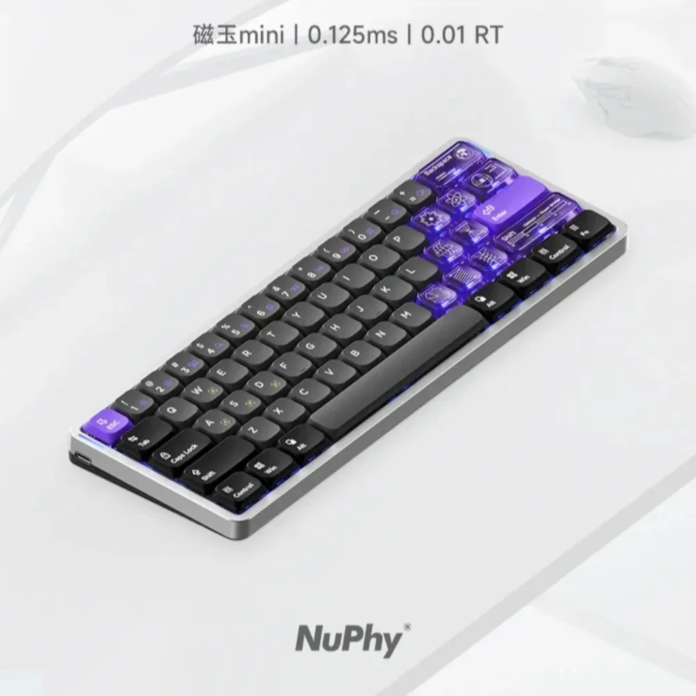 Механическая клавиатура NuPhy Air60HE игровая карликовая Магнитная Нефритовая