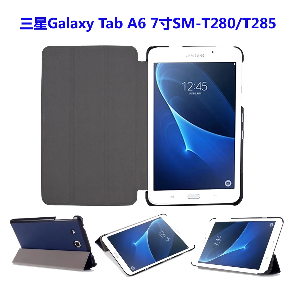 

Обложка для Samsung Galaxy T280, для Samsung Galaxy Tab A 7,0 дюйма 2016 SM-T280/T285/ Business Light, роскошный умный кожаный чехол для планшета