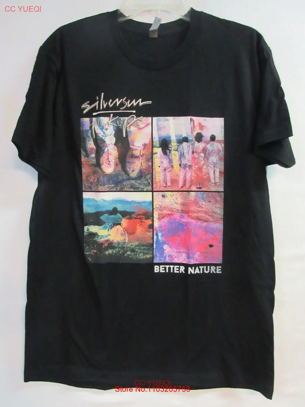 SILVERSUN пикапы официальный MERCH NATURE 2017 группа Музыкальный концерт футболка большая