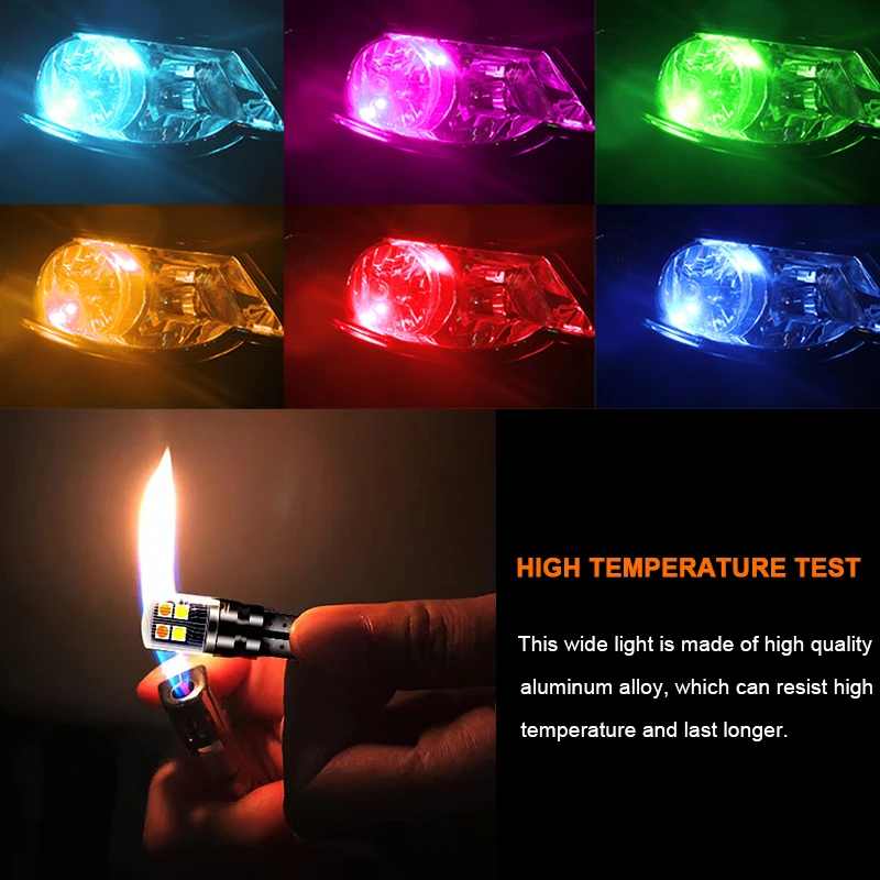 T10 RGB Led 194 168 W5W 5050 SMD Сигнальные фонари Автомобильная внутренняя купольная лампа