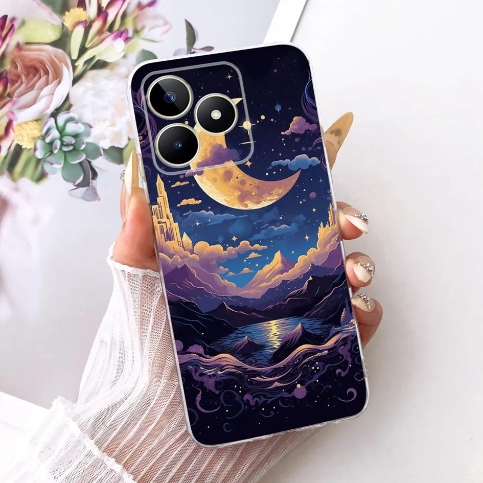 Чехол для Realme Note 50 RMX3834, новый популярный мягкий тонкий чехол Dragon Tiger для Realme C51 C51s C53 C60 Narzo N53 Note50 Shell (art.: 3920d267bc5bc) - 3920d267bc5bc