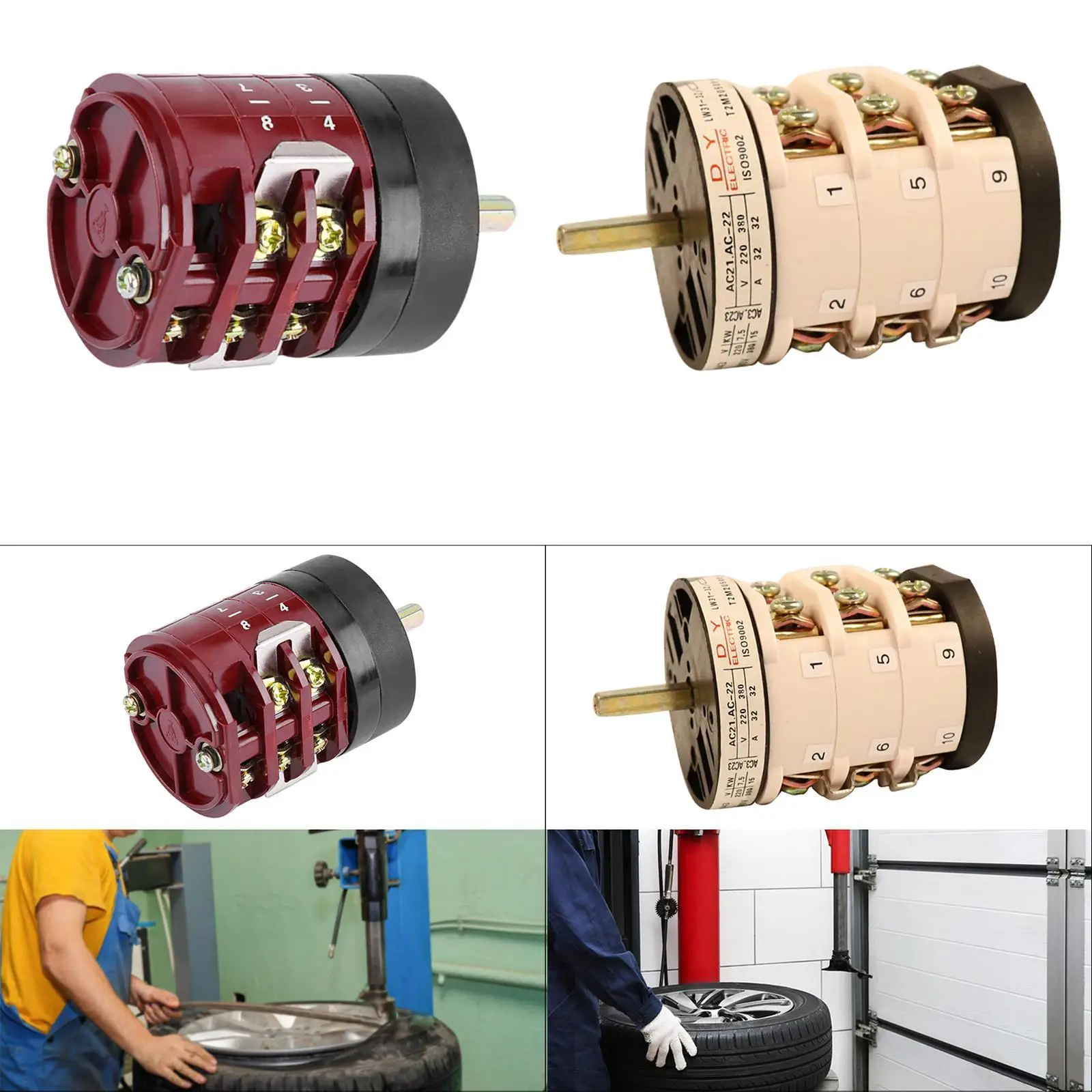 Переключатель прямого и обратного хода 32A простая установка шиномонтажный