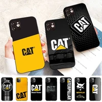 caterpillar logo phone case for iphone 11 12 13 mini pro max 8 7 6 6s plus x 5 se 2020 xr xs funda case