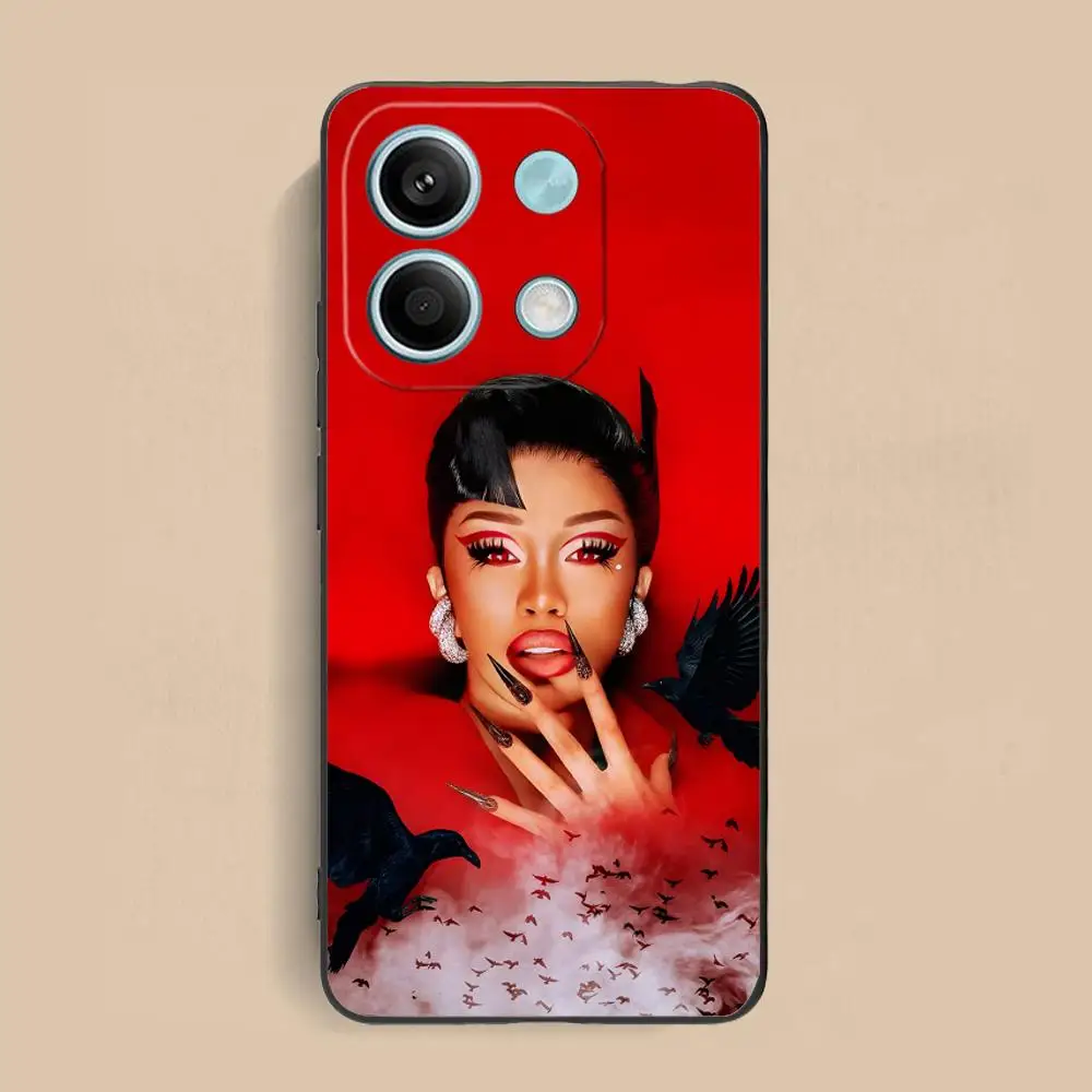 Чехол для телефона Cardi B для Xiaomi Redmi 15 14 13 12 A7 5 3 2 1 C Plus 4G 5G, мягкий противоударный чехол из ТПУ (art.: 3920dd1b1fc19) - 3920dd1b1fc19