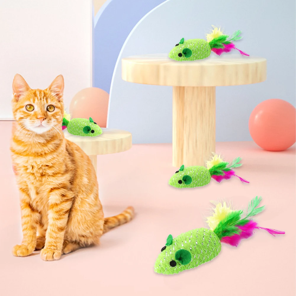 

Cat Supplies Pets Cat Toys Interactive Mice Cat Toys Interactive Cat Squeaky Toys Kitten Mouse Toys For Cats Pet Supplies Random