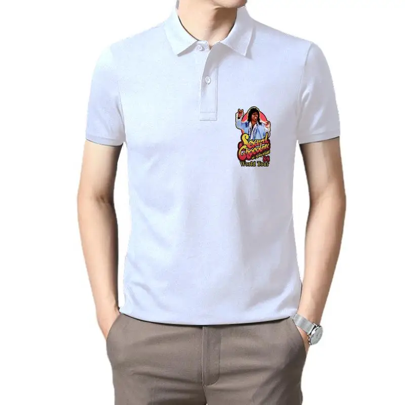 

Одежда для гольфа, Мужская футболка с изображением персонажа фильма «Chocolate World Tour», «Мистер Рэнди Уотсон», «Эдди Мерфи», летняя мужская футболка-поло