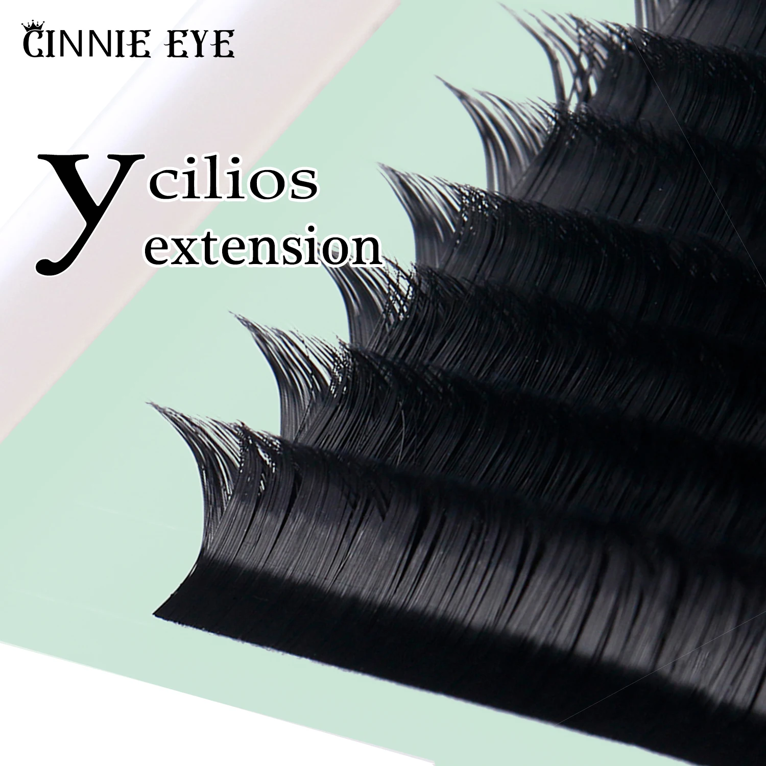 

Y False Mink Lashes Cilios 2D Y V Shape Two Tip Eyelash Extension Supplies Natural 3D Russia Volume Lash Bundle Easy Fan Cluster