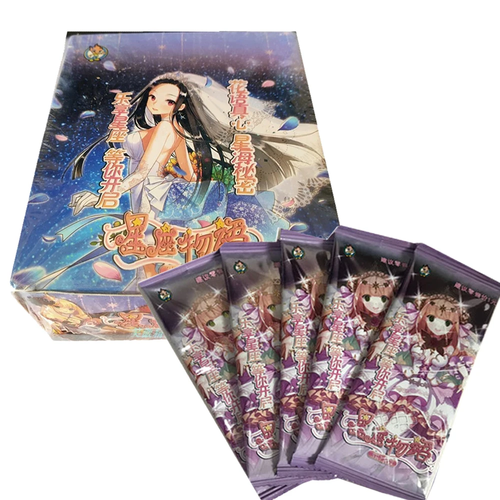 

Newest Goddess Constellation Girl Story Collection Cards Child Kids Birthday Gift Game Cards Table Toys for Family Christmas
