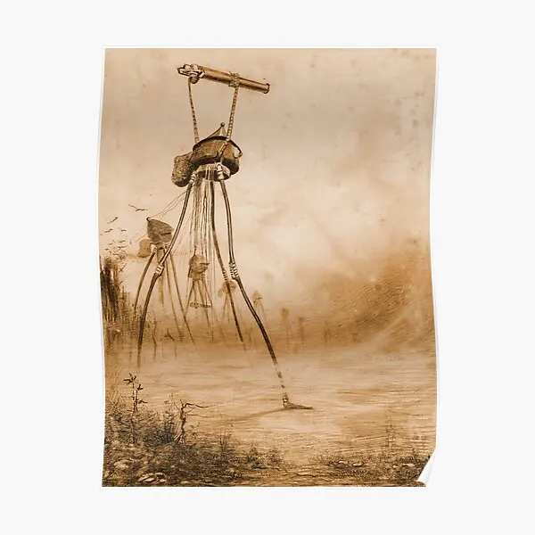 

War Of The Worlds Poster Mural Vintage Modern Art Wall Picture Funny Print Home Decoration Painting Room Decor No Frame