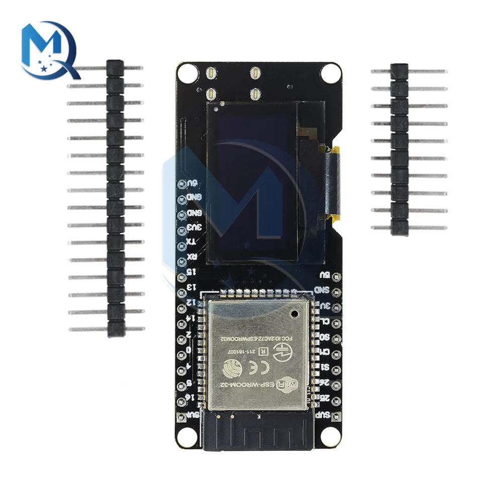 

ESP32 ESP-WROOM-32 WIFI Bluetooth Module WeMos 0.96 inch OLED Display ESP32 CP2102 Development Board for Arduino AP STA