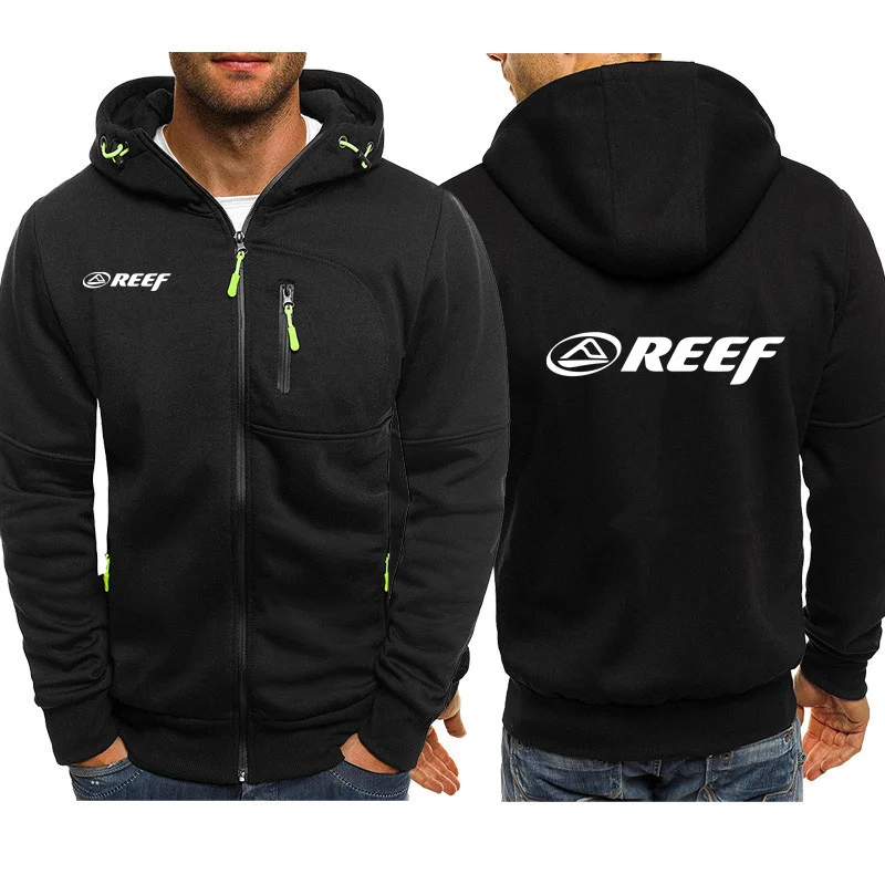 

2023 Spring Autumn Men's Reef Hoodie Sweatshirt Gradient Print Daily Fitness Sportswear Basic Casual Hoodies Oversize Sweatshirt