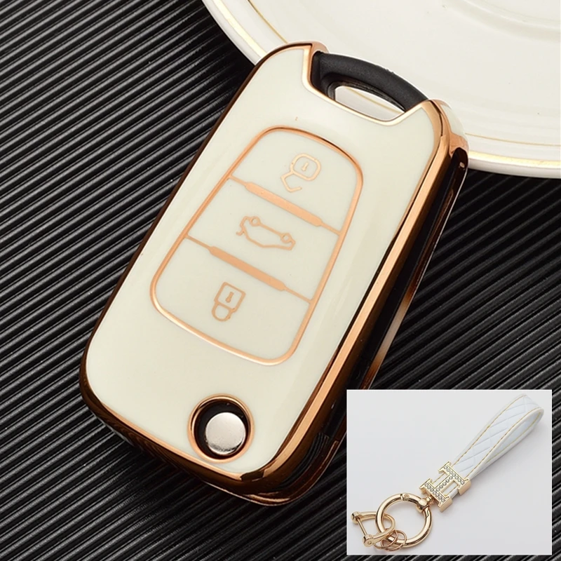 

TPU Car Key Cover Case Shell Fob For KIA Rio 3 Soul Optima Ceed K2 K5 Cerato Sportage For Hyundai Elantra Accent i20 i30 ix35