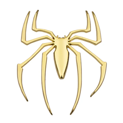 

Автомобильная 3D наклейка, украшение, металлические наклейки, аксессуары, логотип, наклейка на мотоцикл, Стайлинг автомобиля, эмблема, значок-паук