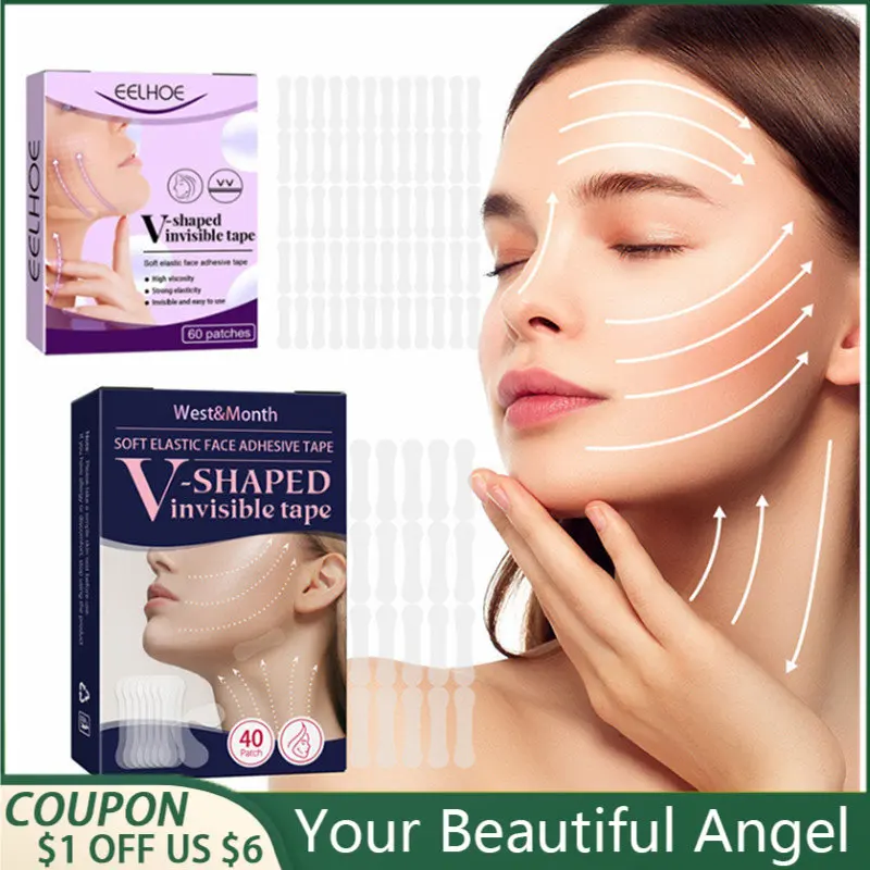 

Invisible Facial Lift Sticker Reduction Double Chin Waterproof Shaping V-Face Slimming Face Patch Skin Care Tools