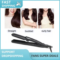 portable steam hair straightener steam spray hair iron curler professional flat iron curling straight hair styling tool