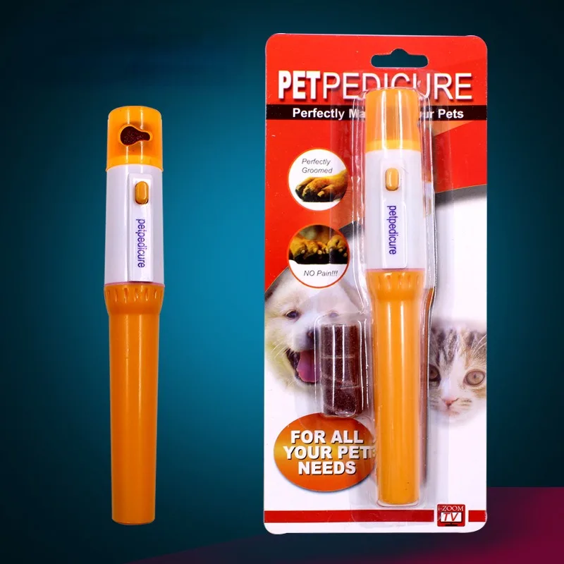 

Pet Nail Clipper Polisher Electric Claw Sharpener Cat Dog Finger Paws Automatic Grinding Trimming Grooming Tools Pet Supplies