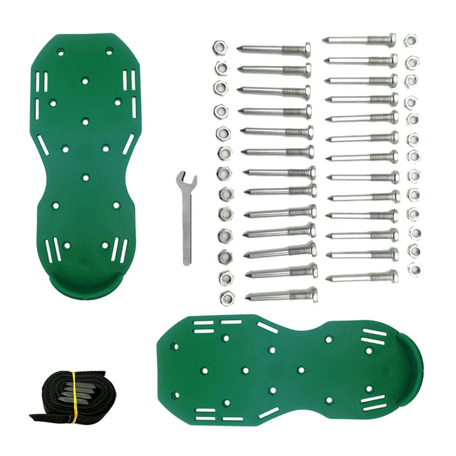 

Women Men Yard With Hook Loop Strap Garden Patio One Size Outdoor Spiked Lawn Aerator Shoes Free Installation Heavy Duty Walking