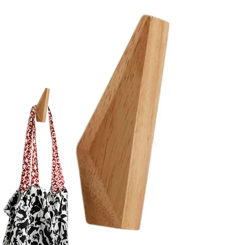 

Деревянные крючки для пальто с краями, минималистичный крючок, винтажные Крючки из натурального дерева, настенный крючок в японском стиле, ...