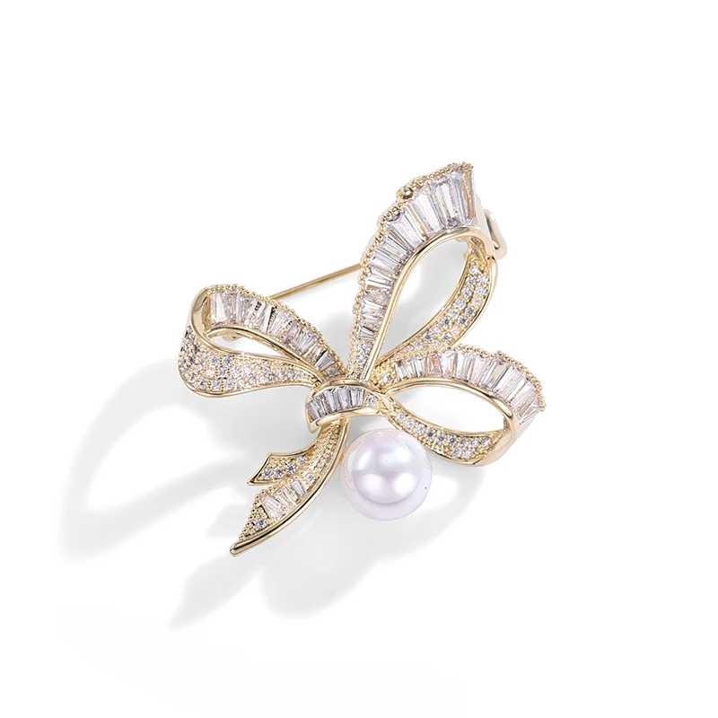 

High-Grade High-End Pearl Brooch Elegant Pin Corsage