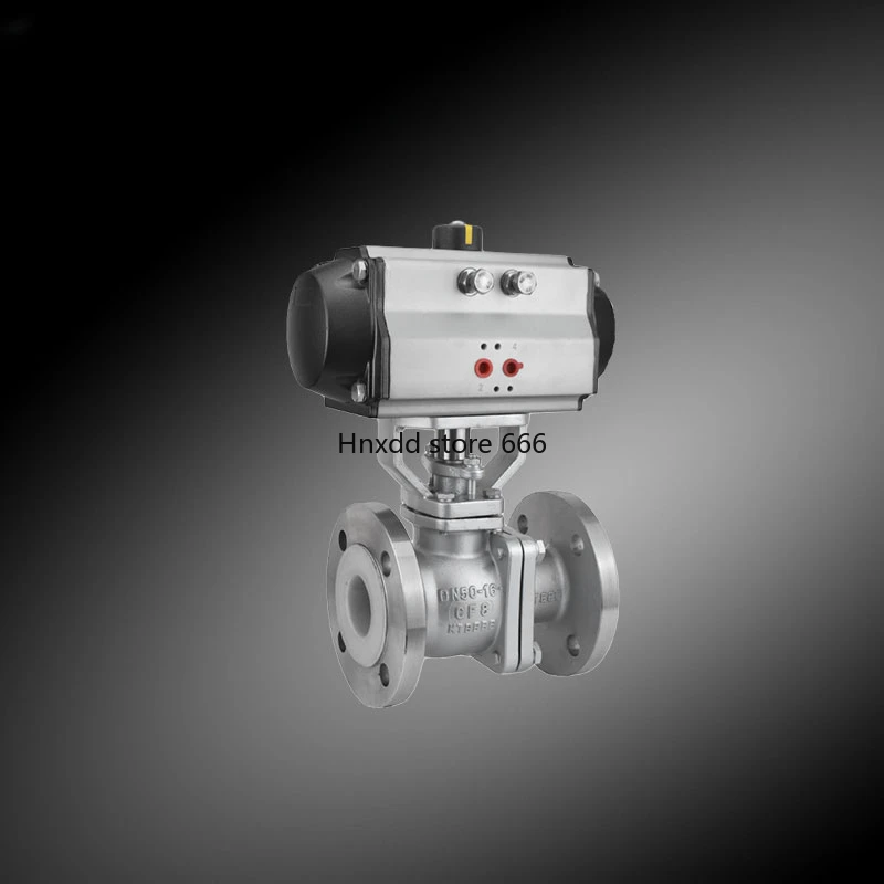 Пневматический шаровой клапан из нержавеющей стали с фторлиевым покрытием