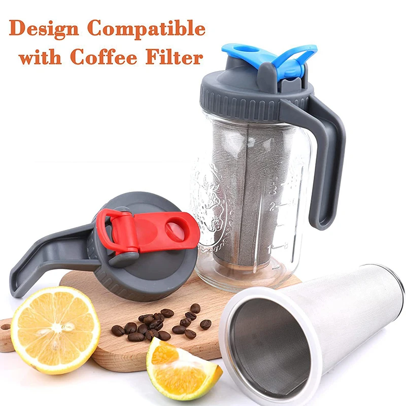 Крышки Для Банок Mason С Ручкой Пластиковые Стаканчики Крышка Без Подкладки