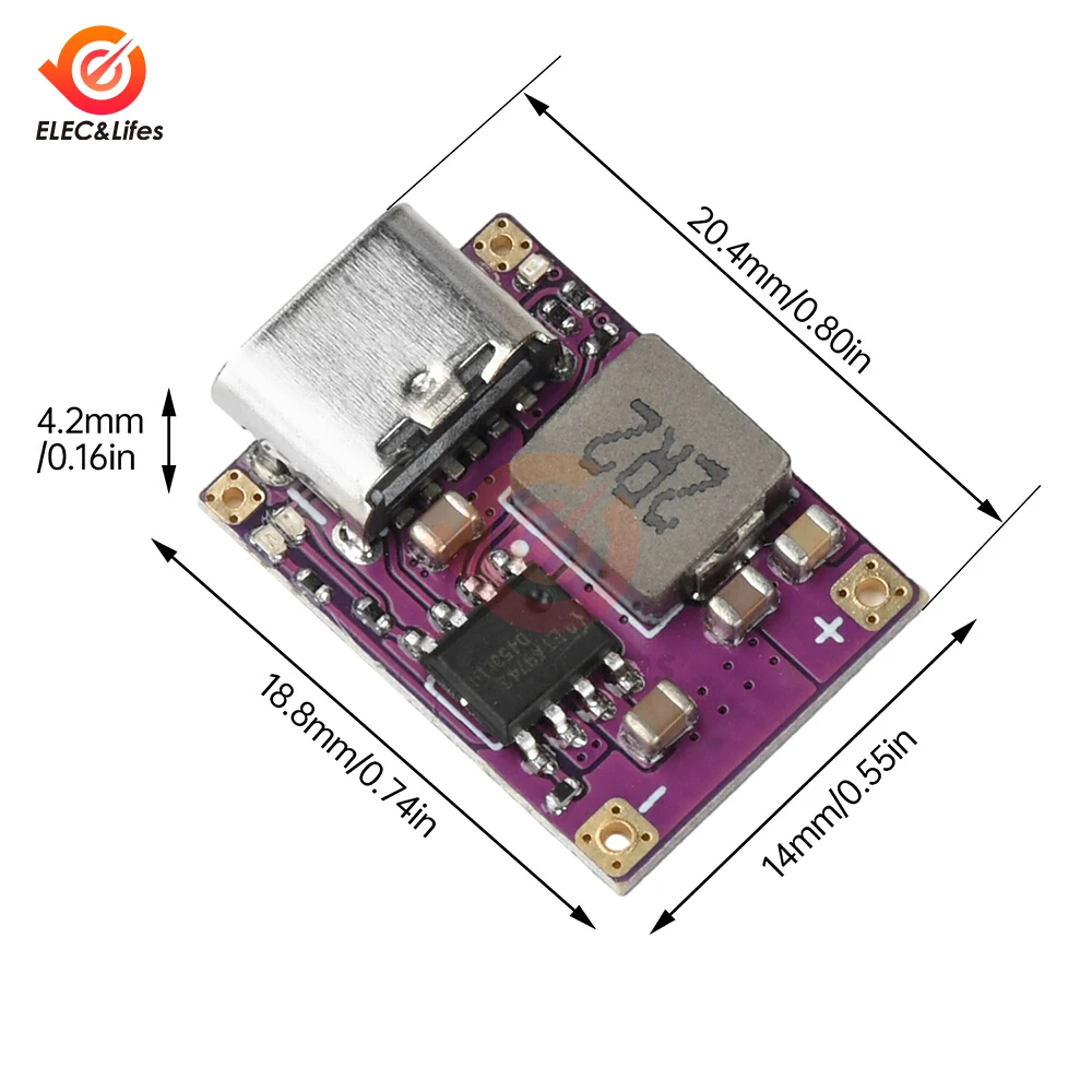 

Модуль заряда и разряда Aideepen 5В 2.4А