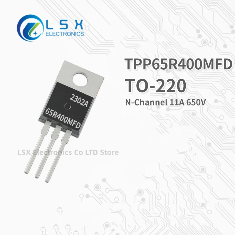 

10PCS NEW Original Factory Direct Sales TPP65R400MFD TO-220 N Channel MOS Field effect transistor 11A 650V