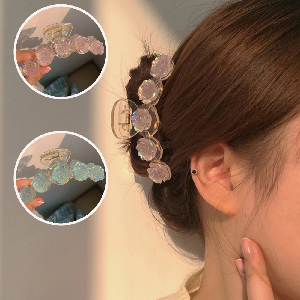 

Заколка для волос с камелией женская, модный зажим с цветами и жемчужинами в Корейском стиле, ручная работа, аксессуары для волос